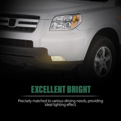Solid Spare Fit For 2006 2007 2008 Honda Pilot Fog Lights Driving Lamps Left+Right Side