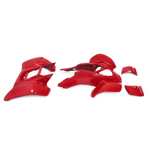 Solid Spare Red Front+Rear Fender ABS For Honda TRX 400EX TRX400EX 2005-2007 #11739-12