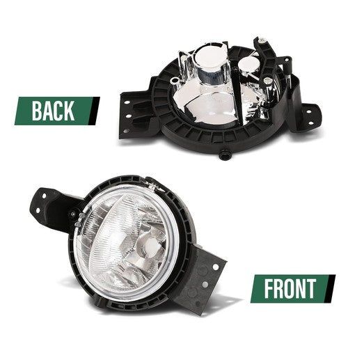 Solid Spare Fog Lights Lamps Left+Right Fit For 2011-2016 Mini Cooper R60 R61 63179802163