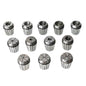 Solid Spare 12pcs ER40 Collet Spring Collets Chuck 1/8"- 1-1/8" Precision for Lathe