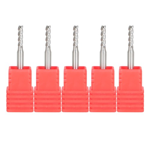 Solid Spare 5 PCS 3/32" 4 Flute 1-1/2" Overall Length 3/8" LOC Carbide End Mill