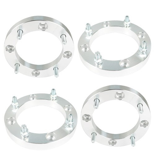 Solid Spare Silver 4Pcs Wheel Spacers 4x156 1" 131mm M12x1.5 For Polaris Polaris RZR 2015+