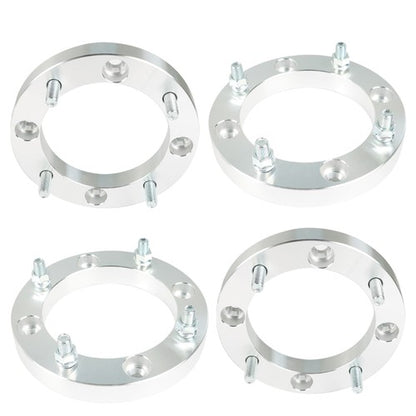 Solid Spare Silver 4Pcs Wheel Spacers 4x156 1" 131mm M12x1.5 For Polaris Polaris RZR 2015+