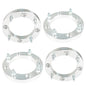 Solid Spare Silver 4Pcs Wheel Spacers 4x156 1" 131mm M12x1.5 For Polaris Polaris RZR 2015+