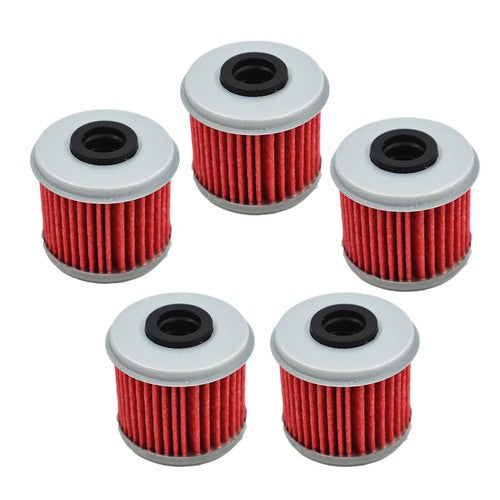 Solid Spare 5pcs Oil Filter For Honda TRX450R CRF250X CRF450X CRF250R CRF450R CRF150R NEW