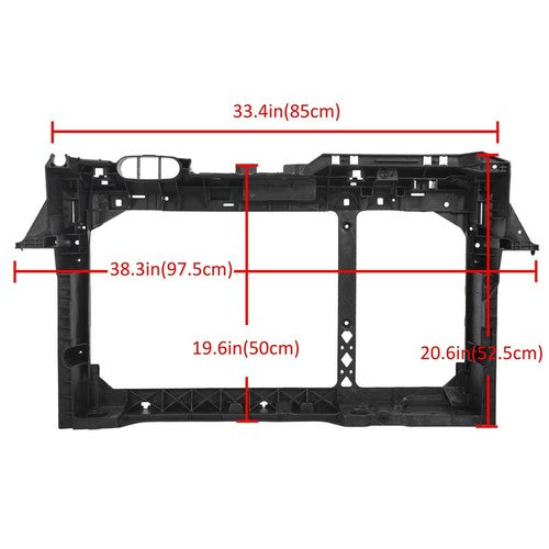 Solid Spare Front Radiator Support Bolt-In For 2011-18 2019 Ford Fiesta Hatchback Sedan 1.6L