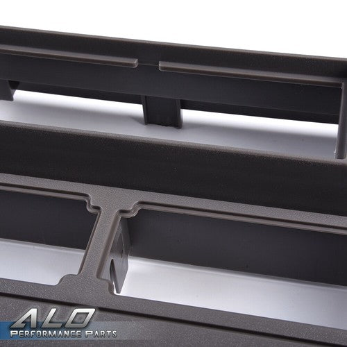 Solid Spare Fit For 88-94 Chevy GMC Trucks Pocket Radio Dash Bezel Kit Mount Trim Gray