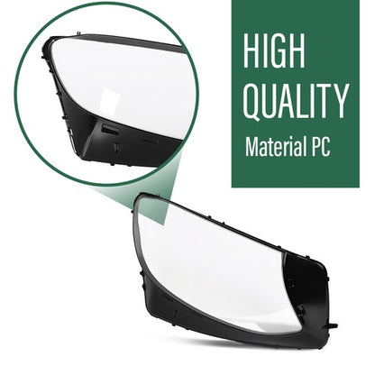 Solid Spare Fit For 2016-2019 Mercedes Benz GLC-Class W253 Headlight Replacement Lens Right