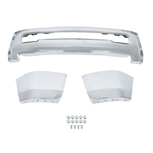 Solid Spare Chrome CH1002391 Split For RAM 2500 3500 2010-2018 Front Lower Bumper W/o Holes