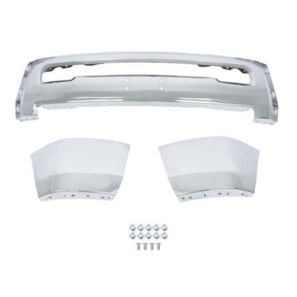 Solid Spare Chrome CH1002391 Split For RAM 2500 3500 2010-2018 Front Lower Bumper W/o Holes