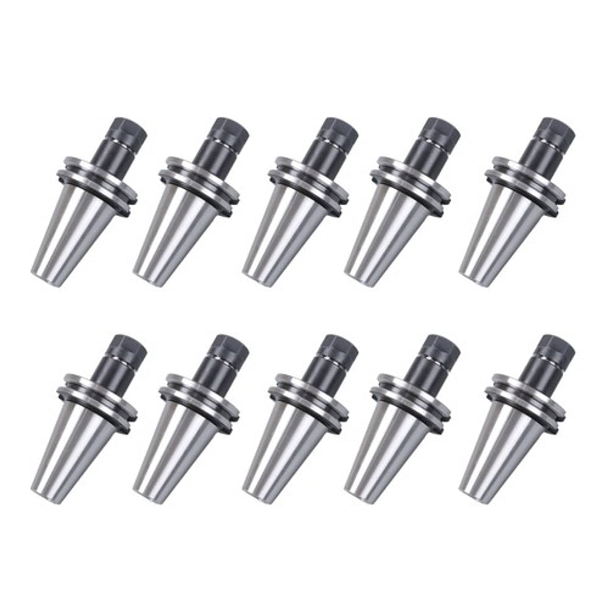 Solid Spare Collet Chuck 70mm 2.76" G2.5 20000RPM CNC Milling Tool 10× CAT40-ER16