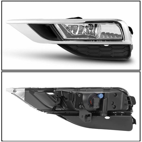 Solid Spare For 2015-2016 Honda CRV CR-V Front Fog Lights Bumper Lamps w/Switch Wiring Set