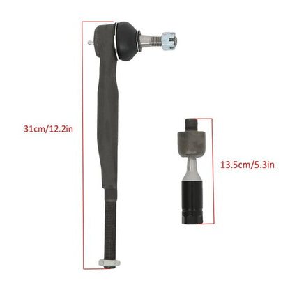 Solid Spare For Chevrolet GMC 2002-07 V8/L6 8× Inner&Outer Tie Rods Upper Lower Ball Joints