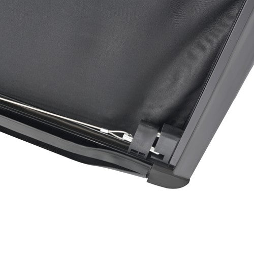Solid Spare Soft Roll Up 5.8 FT Tonneau Cover w/Light For 07-25 GMC Sierra Silverado 1500