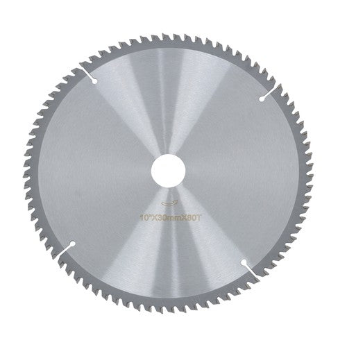 Solid Spare 10Inch 80 Tooth 30mm Arbor Carbide Saw Blade for Wood Aluminum with Nails New