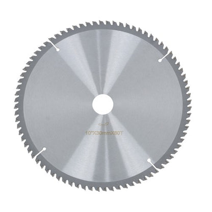 Solid Spare 10Inch 80 Tooth 30mm Arbor Carbide Saw Blade for Wood Aluminum with Nails New