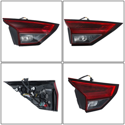Solid Spare Driver/Left Side Tail Light Tail Lamp Inner Clear For Nissan Rogue 2021 22 2023