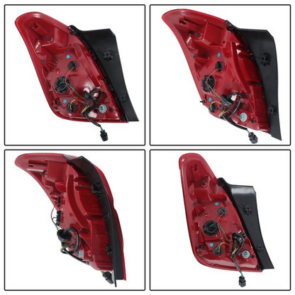 Solid Spare Tail Light For Chevy Trax 2017-2022 LED Chrome Housing Red&Clear Passenger/Right