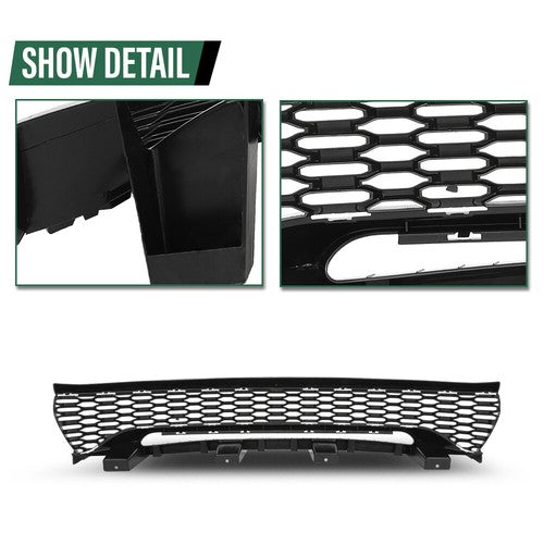 Solid Spare New Fit For 2020-2022 Dodge Charger 68422116AC Front Bumper Upper Grille Grill