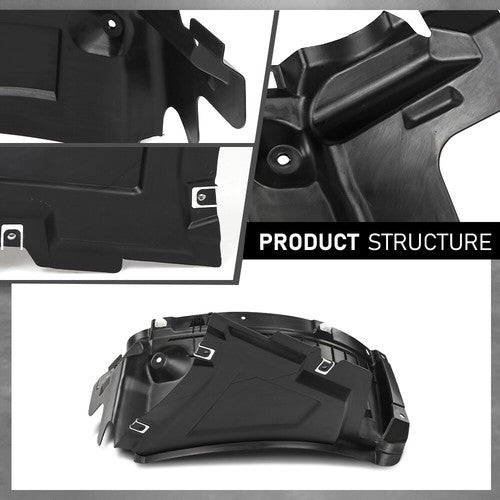 Solid Spare Fit For 16-18 Audi A6 S6 Front Left Side Front Section Fender Liner AU1250110