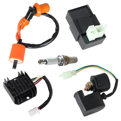 Solid Spare ATV Racing Ignition Coil CDI Regulator Rectifier Relay For 150cc 200cc 250cc