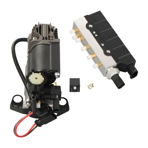 Solid Spare 2203200104 Air Ride Compressor &Valve Block Assembly For Mercedes W220 S500 S350