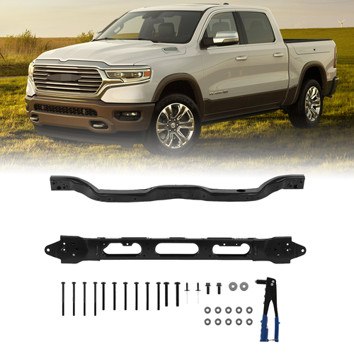For Ram 1500 2019-2025 Upper Radiator Support Core Tie Bar & Lower Crossmember