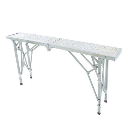 Solid Spare Portable 1.8m Folding Scaffolding Platform Work Bench Scaffold Step Ladder