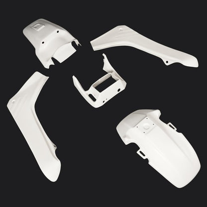 Solid Spare Plastic Body Kit Fairing Fender Side Cover White For Honda TR200 Fat Cat 86-87