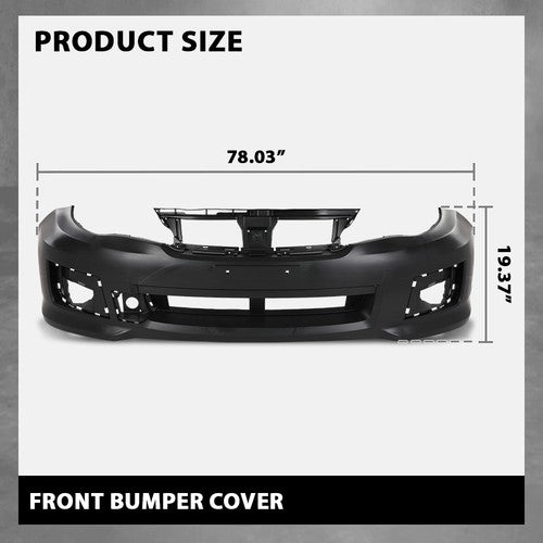 Solid Spare Front Bumper Cover Fascia Fit For 2011-2014 Subaru Impreza WRX Models 57704FG113