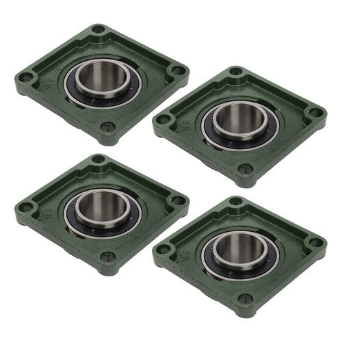 Solid Spare 4PCS UCF212-39 Pillow Block Bearing 2-7/16" Bore 4 Bolt Solid Base Self-Aligning