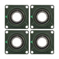 Solid Spare 4PCS UCF212-39 Pillow Block Bearing 2-7/16" Bore 4 Bolt Solid Base Self-Aligning
