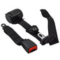 Solid Spare Seat Belt Retractable Black Shoulder 3 Point For Jeep CJ YJ Wrangler 1982-1995