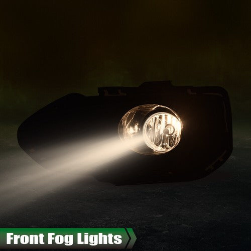 Solid Spare Clear Bumper Fog Lights Driving Lamps Left+Right Fit For 2018-2020 Honda Fit