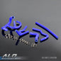 Solid Spare Fit For 90-00 Rover Mini Cooper S SPI 1275/1.3L Blue Silicone Radiator Hose