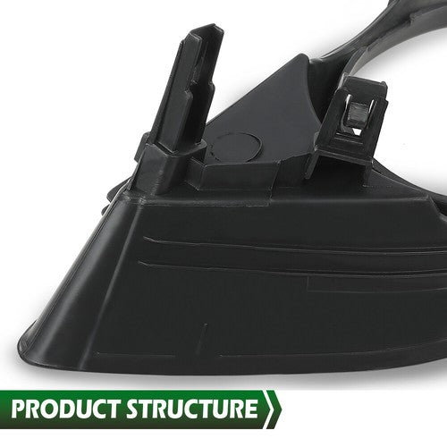 Solid Spare Bumper Fog Light Bezel Lamp Trim Left+Right Fit For 2009-2010 Toyota Corolla