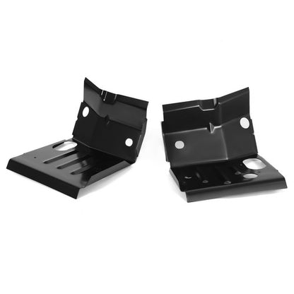 Solid Spare 2PCS Floor Pan Support Mounts Steel For Ford F150 F250 F350 Bronco 1980-1998