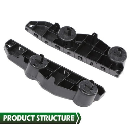 Solid Spare Fit For 13-15 Nissan Sentra Front Bumper Brackets Left+Right Pair Set