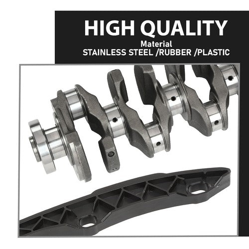 Solid Spare Engine Rebuild Kits w/ Crankshaft Con Rods Timing Kit For Hyundai Kia G4KJ 2.4L