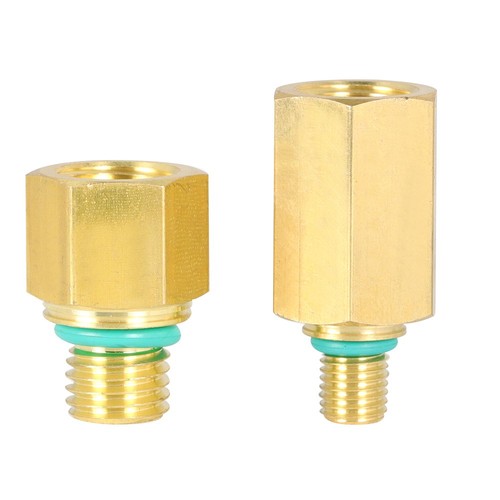 Solid Spare For Ford 04-10 E-350 E-450 IPR Valve Socket + Air Test Fitting +Fuel Rail Adapte