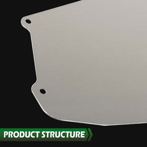 Solid Spare Fit For 1973-1977 Pontiac Astre H Body Aluminum A/C Heater Delete Panel Plate