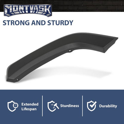 Solid Spare Fit For 2019-2024 Toyota Rav4 Left Rear Door Flare Arch Trim Molding Driver Side