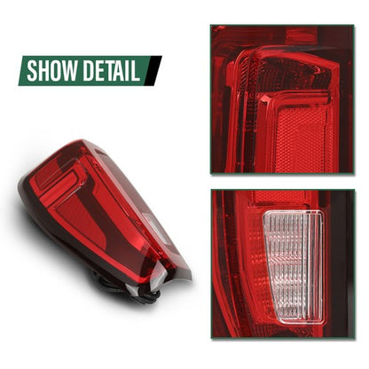 Solid Spare Fit For 19-23 GMC Sierra 1500 Factory Full LED Tail Light Brake Lamp Left Driver