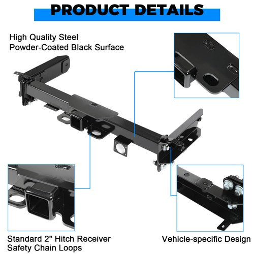 Solid Spare Class 3 Trailer Tow Hitch Towing Receiver For Subaru Ascent All Styles 2019-2025