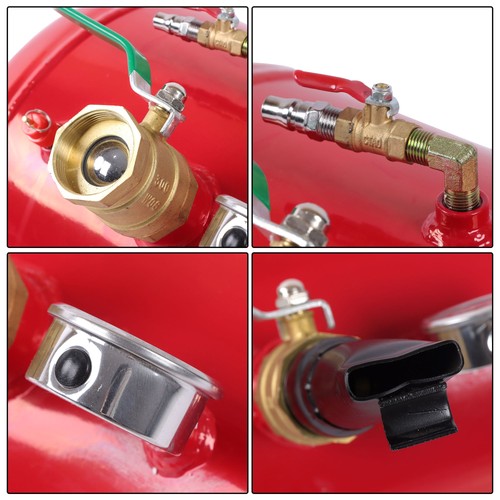 Solid Spare 145PSI Air Tire Bead Seater Blaster Tool Seater Inflator Truck Car 7.5 Gallon