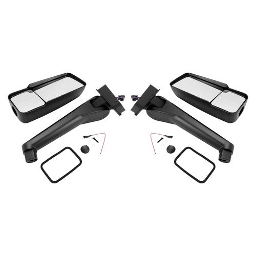 Solid Spare Power Mirrors For Chevy Kodiak GMC Topkick C4500 C5500 2003-2009 Heated W/light