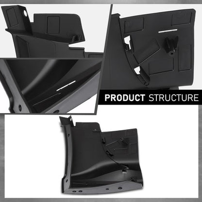 Solid Spare Bumper Wheelhouse Liner Bracket Front Left+Right Fit For 17-23 Tesla Model 3