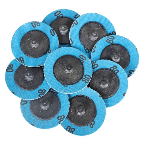 Solid Spare 1/4 Holder Die Grinder Quick Change Disc 71PCS 2" Roll Lock Sanding Discs Set W/