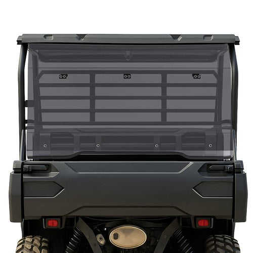 Solid Spare Smoked Windshield For Kawasaki Mule Pro FXT/DXT Tinted Rear Windshield