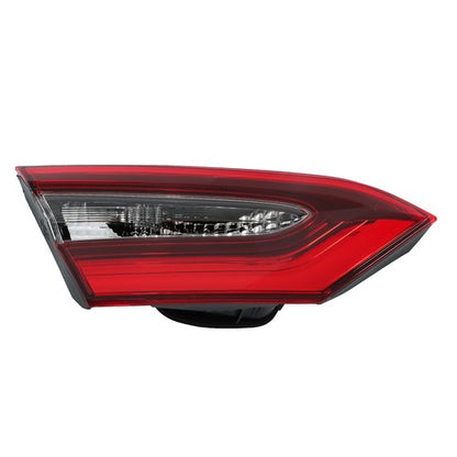 Solid Spare Driver/Left For Toyota Camry 2021-2023 Halogen Type Tail Light Clear & Red Inner